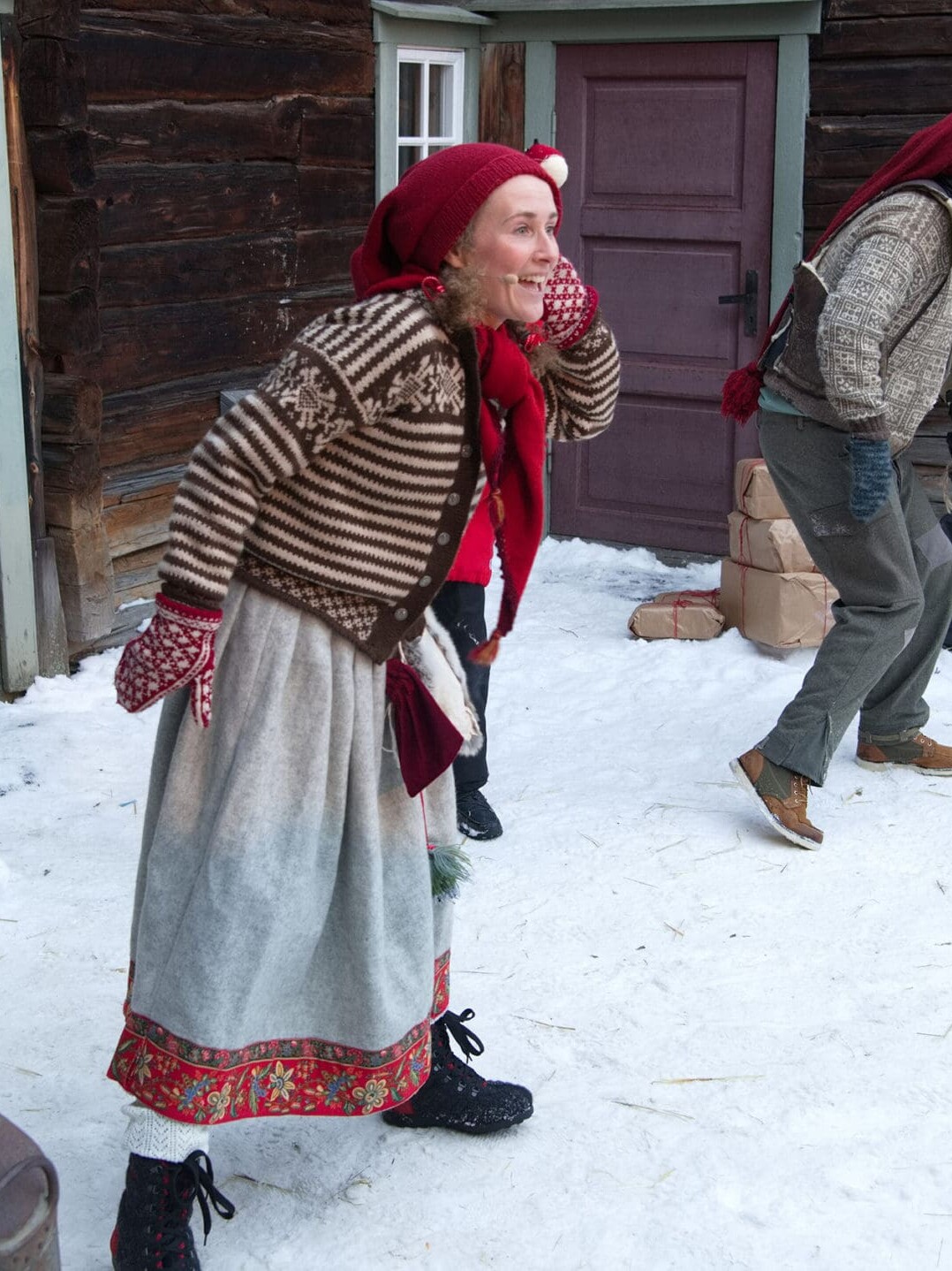 Nisseteater i en av Røros’ eldste gårder. Foto: Svein Eggan