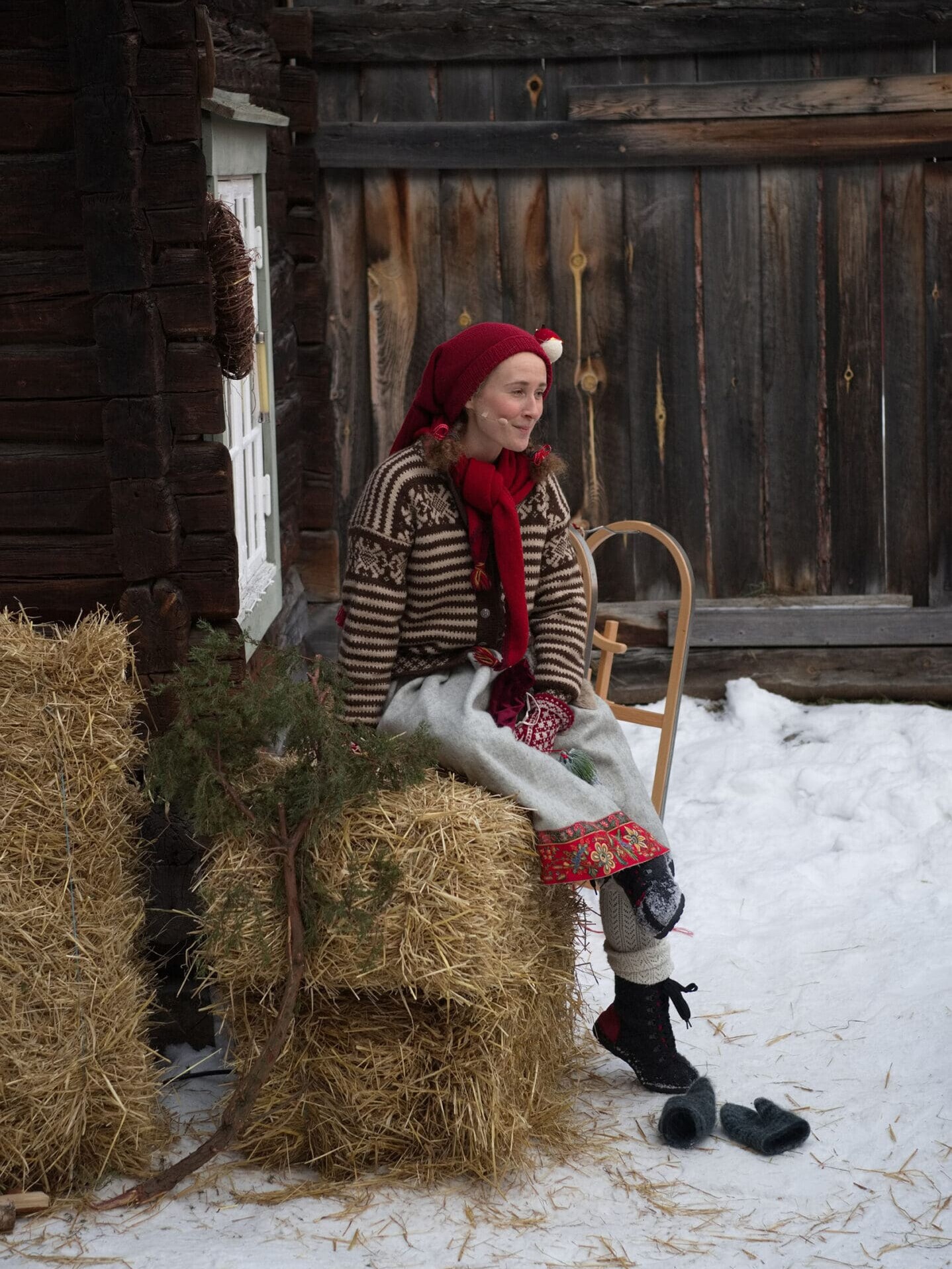 Nisseteater i en av Røros’ eldste gårder. Foto: Svein Eggan